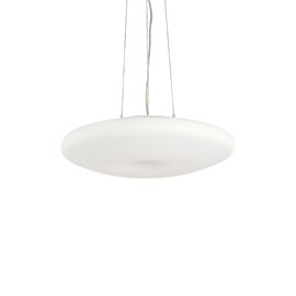 GLORY SP3 závěsné svítidlo 3x E27 60W bez zdroje 40cm IP20, bílé sklo