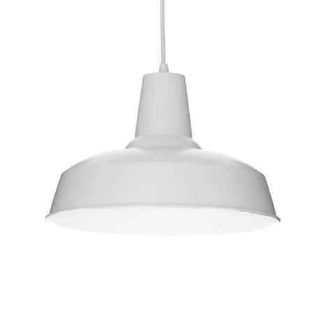 MOBY SP1 závěsné svítidlo 1x E27 60W bez zdroje 35cm IP20, bílé 1