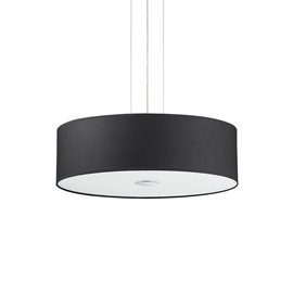 WOODY SP5 závěsné svítidlo 5x E27 60W bez zdroje 60cm IP20, černé