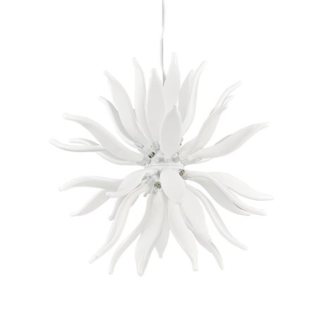 LEAVES SP12 závěsné svítidlo 12x G9 LED 3W 370lm 3000K 80cm IP20, bílé 1