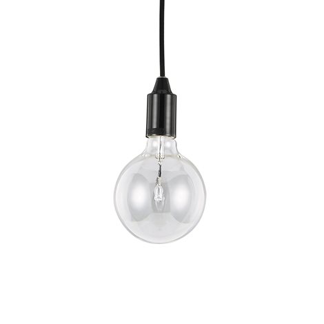 EDISON SP1 závěsné svítidlo 1x E27 LED 8W 1020lm 3000K 12,5cm IP20, černé 1