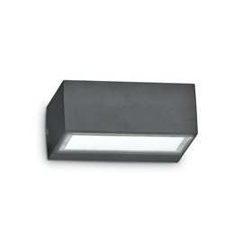 TWIN AP1 venkovní nástěnné svítidlo 1x G9 28W bez zdroje 16,5cm IP44, antracitové