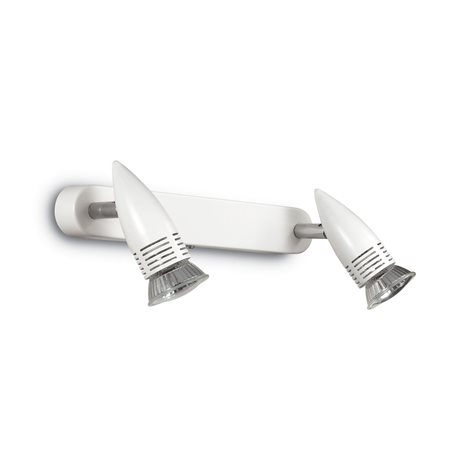 Alfa AP2 nástěnné bodové svítidlo 2xGU10 5W 480lm 3000K IP20, bílé 1