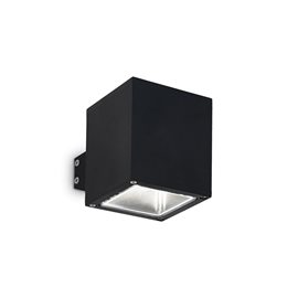 SNIF SQUARE AP1 venkovní nástěnné svítidlo 1x G9 40W bez zdroje 9cm hranaté IP44, černé