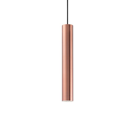 LOOK SP1 SMALL závěsné svítidlo 1x GU10 LED 7W 610lm 3000K 40x6cm IP20, měděné