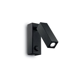 PAGE AP1 nástěnné bodové LED svítidlo 3W 145lm 3000K IP20 hranaté, černé