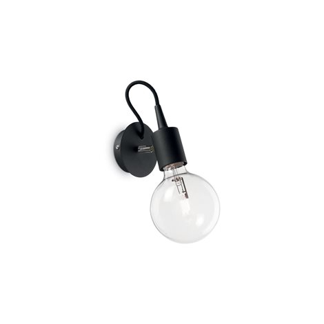 EDISON AP1 nástěnné svítidlo 1x E27 60W bez zdroje IP20, černé 1