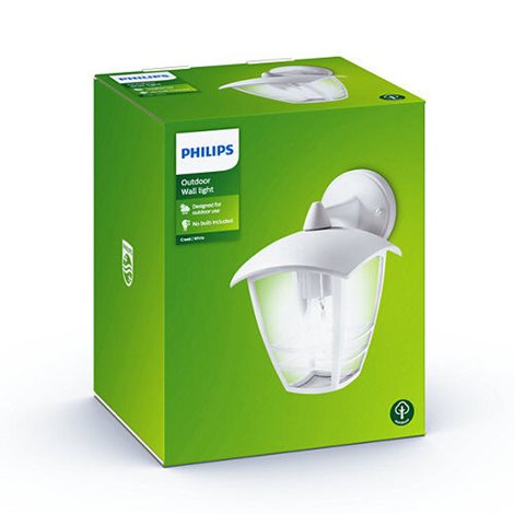 15381/31/16 Creek venkovní nástěnné svítidlo 1xE27 60W bez zdroje IP44, bílé 4