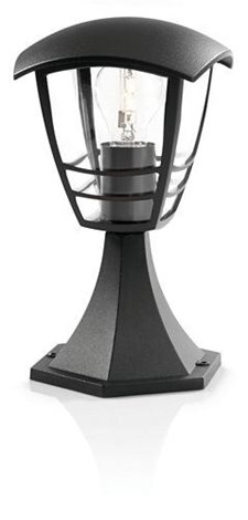 15382/30/16 Creek venkovní sloupkové svítidlo 1xE27 60W bez zdroje 32,5cm IP44, černé 1