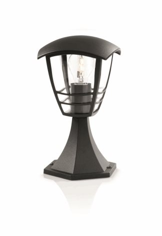 15382/30/16 Creek venkovní sloupkové svítidlo 1xE27 60W bez zdroje 32,5cm IP44, černé 2