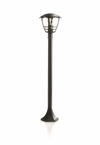 15383/30/16 Creek venkovní sloupkové svítidlo 1xE27 60W bez zdroje 99,5cm IP44, černé 2