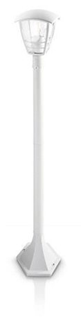 15383/31/16 Creek venkovní sloupkové svítidlo 1xE27 60W bez zdroje 99,5cm IP44, bílé 2