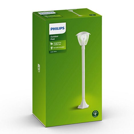 15383/31/16 Creek venkovní sloupkové svítidlo 1xE27 60W bez zdroje 99,5cm IP44, bílé 3