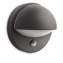 16246/93/16 June IR venkovní nástěnné svítidlo se senzorem 1xE27 12W IP44, antracitové