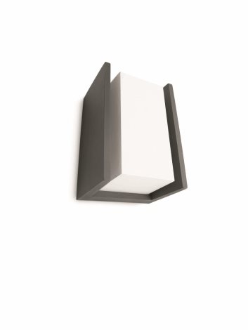 16351/93/16 Bridge venkovní nástěnné svítidlo 1xE27 1x42W IP44, antracitové 3
