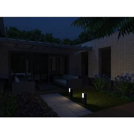 16353/93/16 Bridge venkovní sloupkové svítidlo 1xE27 42W 40,2cm IP44, antracitové 9