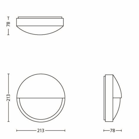 16455/93/16 Capricorn venkovní nástěnné LED svítidlo 1x6W 600lm 2700K IP44, antracitové 5