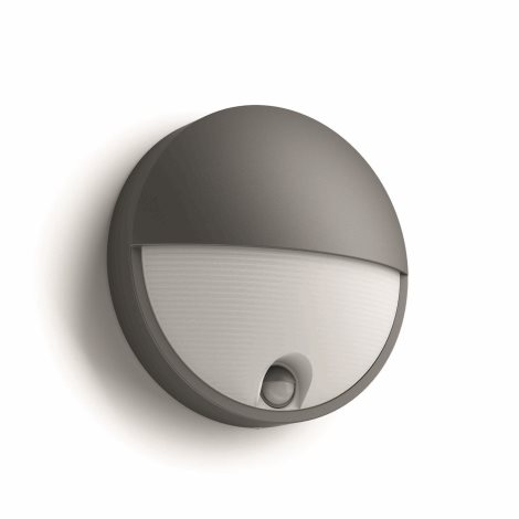 16456/93/16 Capricorn IR venkovní nástěnné LED svítidlo se senzorem 1x6W 600lm 2700K IP44, antracito 1