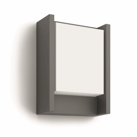 16460/93/16 Arbour venkovní nástěnné LED svítidlo 1x6W 600lm 2700K IP44, antracitové 1