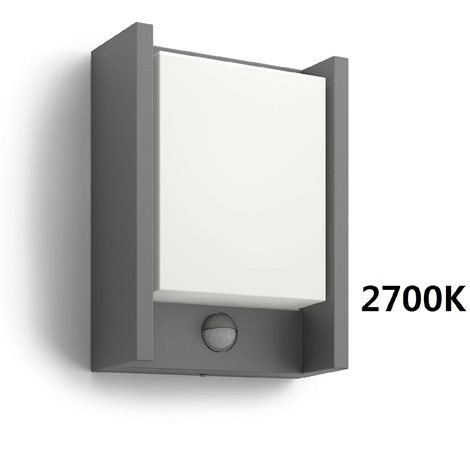 16461/93/16 Arbour IR venkovní nástěnné LED svítidlo se senzorem 1x6W 600lm 2700K IP44, antracitové 13