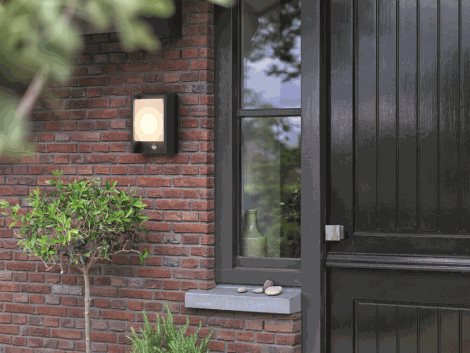 16461/93/16 Arbour IR venkovní nástěnné LED svítidlo se senzorem 1x6W 600lm 2700K IP44, antracitové 4