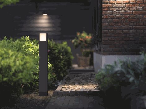 16461/93/16 Arbour IR venkovní nástěnné LED svítidlo se senzorem 1x6W 600lm 2700K IP44, antracitové 10