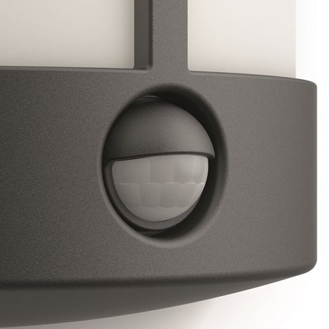 16465/93/16 Stock IR venkovní nástěnné LED svítidlo se senzorem 1x6W 600lm 2700K IP44, antracitové 3