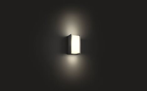16472/93/P0 Hue White Turaco venkovní nástěnné LED svítidlo E27 1x9,5W 806lm 2700K IP44 antracit 4