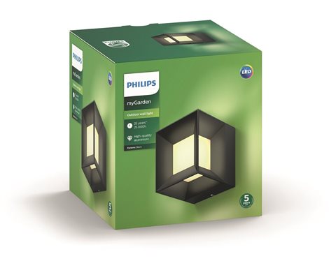16480/30/P0 Parterre venkovní nástěnné LED svítidlo 1x8W 800lm 2700K IP44, černé 7