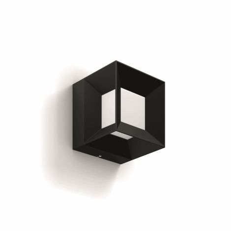 16480/30/P0 Parterre venkovní nástěnné LED svítidlo 1x8W 800lm 2700K IP44, černé 2