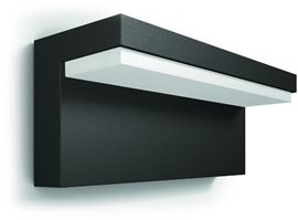 16483/93/P3 Bustan venkovní nástěnné LED svítidlo 2x4,5W 1000lm 4000K IP44, antracitové; stmívatelné