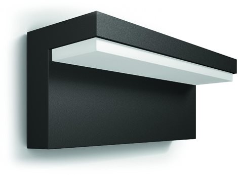16483/93/P3 Bustan venkovní nástěnné LED svítidlo 2x4,5W 1000lm 4000K IP44, antracitové; stmívatelné 1