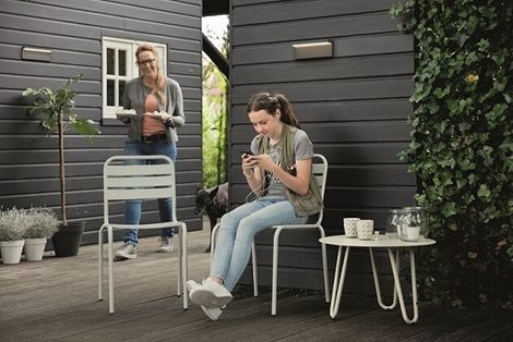 16483/93/P3 Bustan venkovní nástěnné LED svítidlo 2x4,5W 1000lm 4000K IP44, antracitové; stmívatelné 3