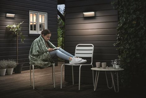 16483/93/P3 Bustan venkovní nástěnné LED svítidlo 2x4,5W 1000lm 4000K IP44, antracitové; stmívatelné 4