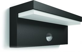 16484/93/P3 Bustan IR venkovní nástěnné LED svítidlo se senzorem 2x4,5W 1000lm 4000K IP44, antracit