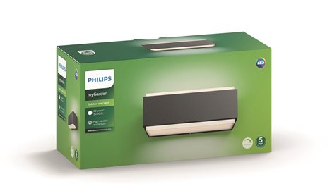 16487/93/P3 Stratosphere venkovní nástěnné LED svítidlo 2x4,5W 1000lm 4000K IP44, antracitové 5