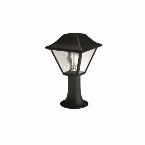 16496/30/PN Alpenglow venkovní sloupkové svítidlo 1xE27 60W bez zdroje 30cm IP44, černé 1