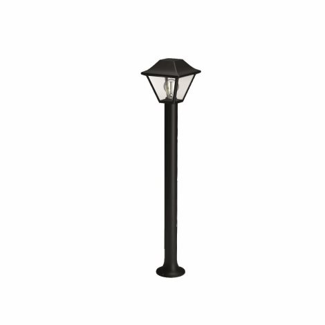 16497/30/PN Alpenglow venkovní sloupkové svítidlo 1xE27 60W bez zdroje 90cm IP44, černé 1