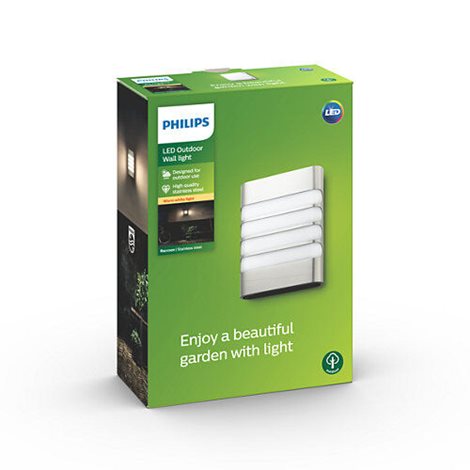 17273/47/16 Raccoon venkovní nástěnné LED svítidlo 1x3W 270lm 2700K IP44, nerezové 6