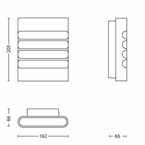 17273/47/16 Raccoon venkovní nástěnné LED svítidlo 1x3W 270lm 2700K IP44, nerezové 4