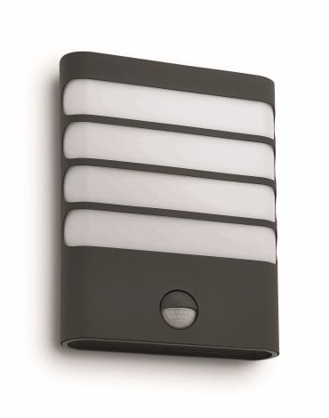 17274/93/16 Raccoon IR venkovní nástěnné LED svítidlo se senzorem 1x3W 270lm 2700K IP44, antracitové 2