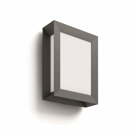 17293/93/16 Karp venkovní nástěnné LED svítidlo 1x6W 600lm 2700K IP44, antracitové 1