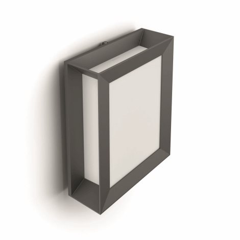 17293/93/16 Karp venkovní nástěnné LED svítidlo 1x6W 600lm 2700K IP44, antracitové 2