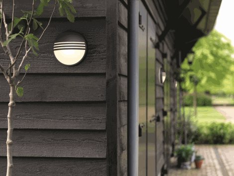 17296/30/16 Yarrow venkovní nástěnné LED svítidlo 1x6W 600lm 2700K IP44, černé 4