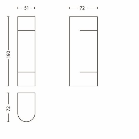 17312/47/16 Sunset venkovní nástěnné LED svítidlo 2x1W 200lm 2700K IP44, nerezové 6