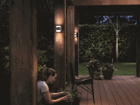 17322/93/16 Grass IR venkovní nástěnné LED svítidlo se senzorem 2x4,5W 800lm 2700K IP44, antracitové 5