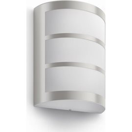 17323/47/16 Python venkovní nástěnné LED svítidlo 1x6W 600lm 2700K IP44, nerezové