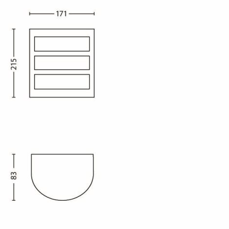 17323/47/16 Python venkovní nástěnné LED svítidlo 1x6W 600lm 2700K IP44, nerezové 4