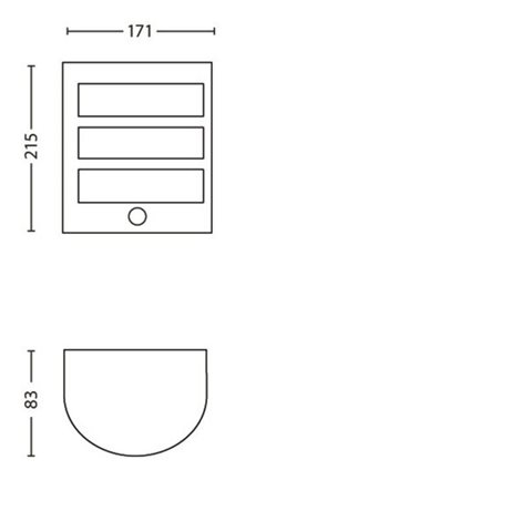 17324/47/16 Python IR venkovní nástěnné LED svítidlo se senzorem 1x6W 600lm 2700K IP44, nerezové 4