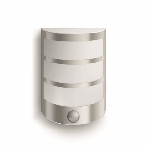 17324/47/16 Python IR venkovní nástěnné LED svítidlo se senzorem 1x6W 600lm 2700K IP44, nerezové 2